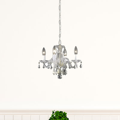 Duska 4 - Light Glass Chandelier