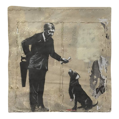 Banksy Graffiti No Pattern Square Napkin