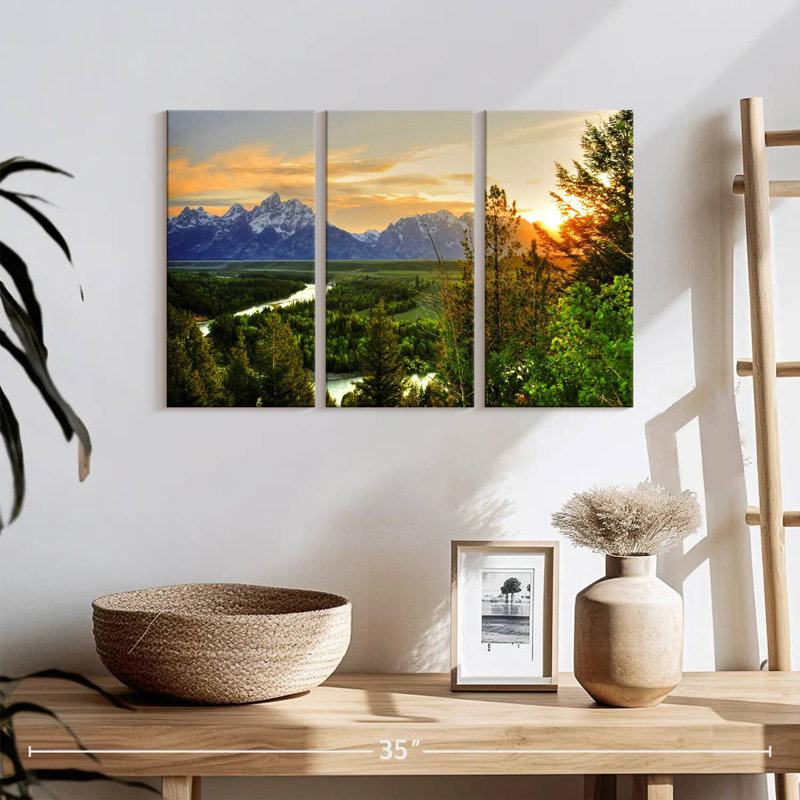 Alvord Grand Teton Overlook, 28" H x 45" W