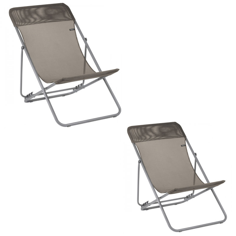 Folding Beach Chair, Graphite