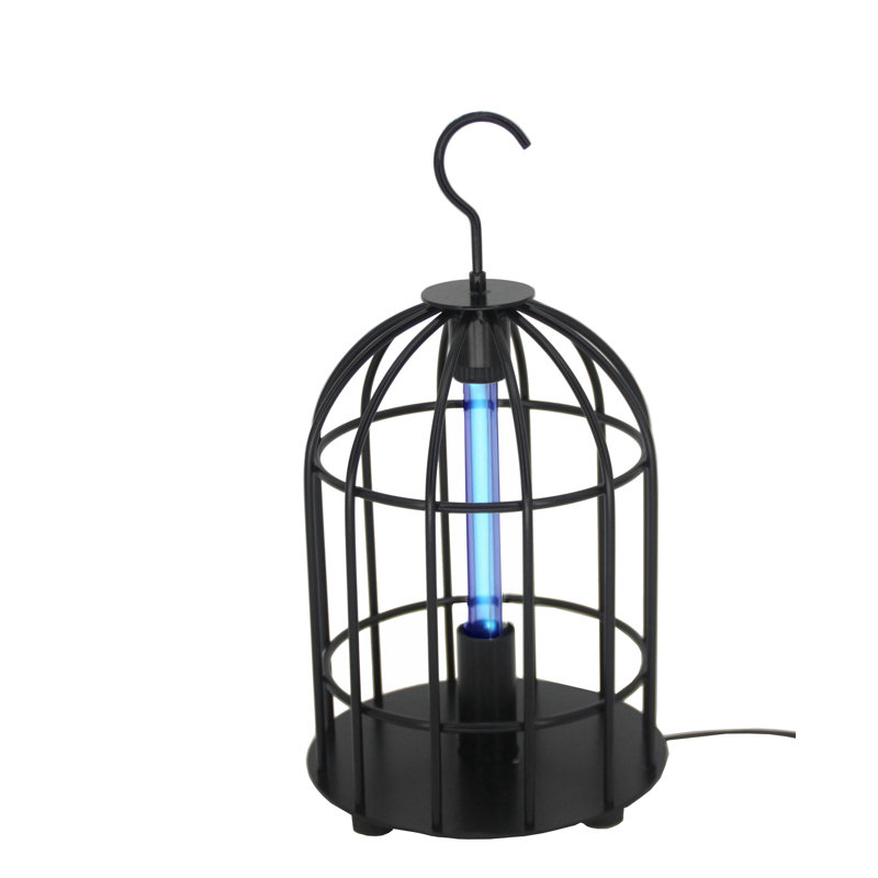 Retro Look Bird Cage UV Light Disinfection Sanitizer Room Air Cleanser 7.3x7.3x11"