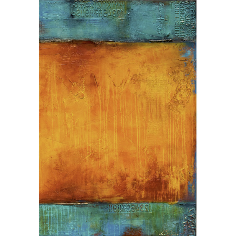 " Journey's Mood II " by Erin Ashley Painting Print, 48" H x 32" W x 1.25" D