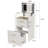 Compact Vanity With Soft Cushion And Bearing Drawers - White 3 In 1 Desk Flip-Up Mirror, Glass Visible Tabletop, Drawer Bedroom Vanity, Storage