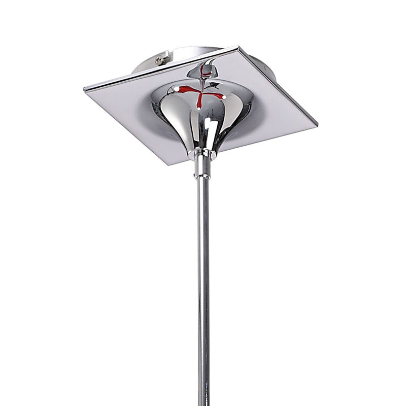 Sorrento 3 - Light Sputnik Chandelier, Red