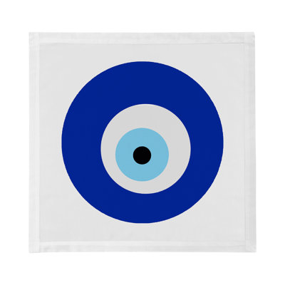 Evil Eye Hemstitch 22" Linen/Cotton Napkin