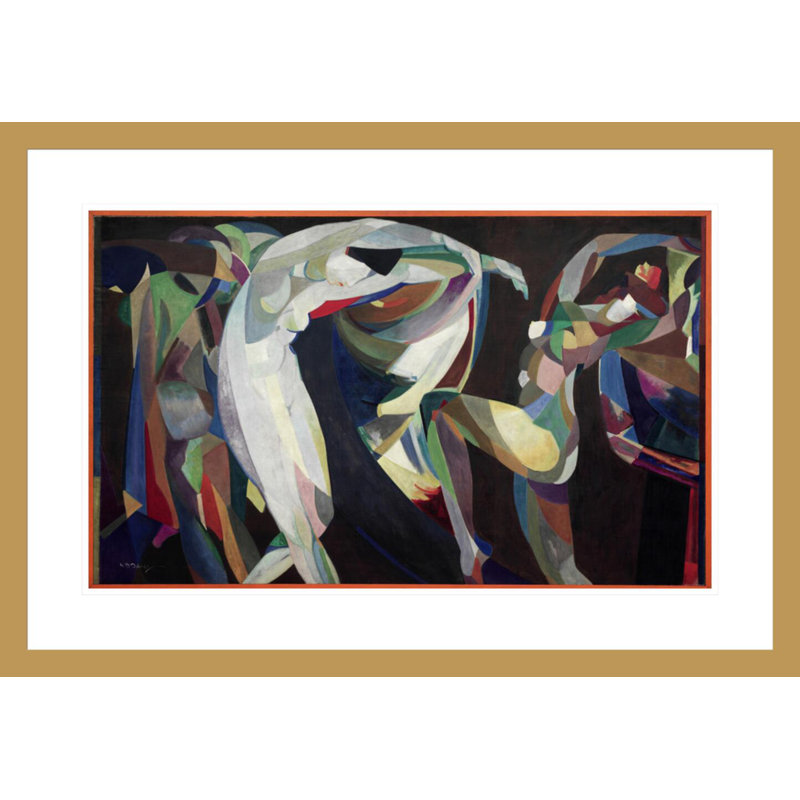 «Dances» par Arthur Bowen Davies - Estampe numérique, H 20,88 po x l 29,5 po
