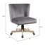 Velours de chaise de bureau Cliasca