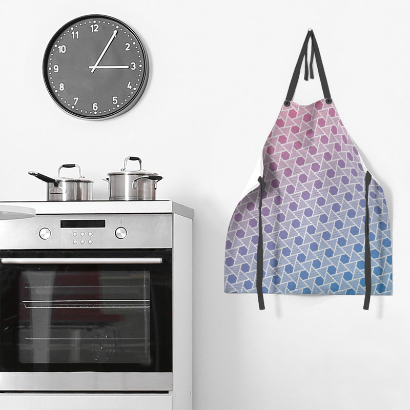 Katelyn Elizabeth Bib Apron, Pink/Blue