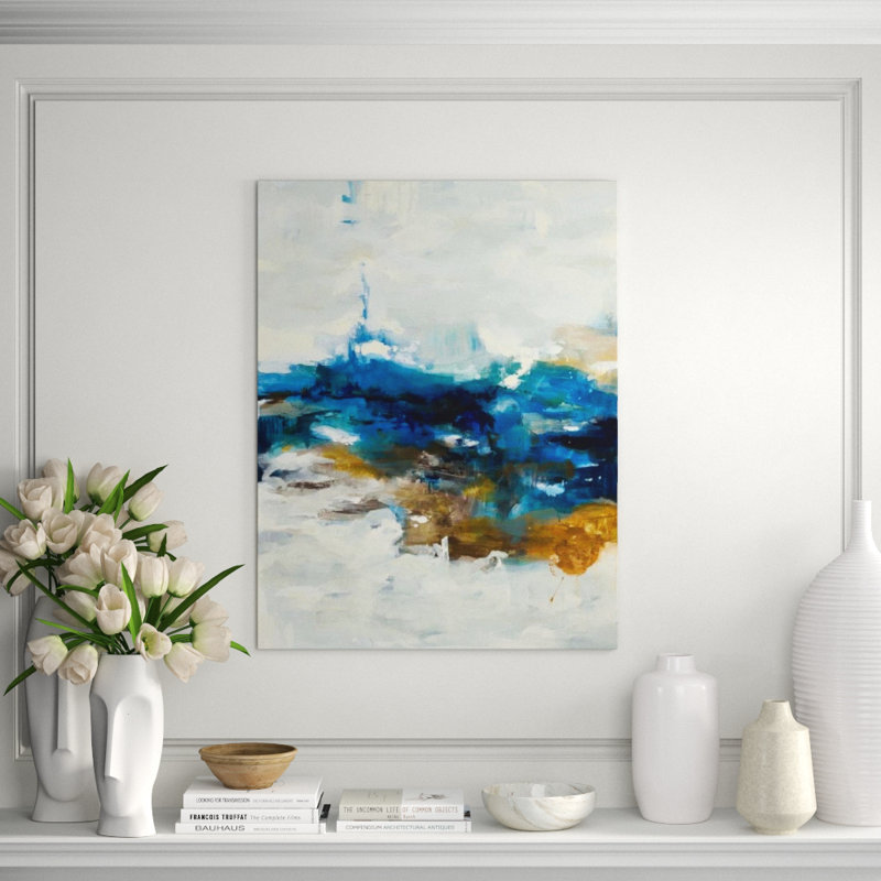 Far Ocean Painting by Samuel Kane, Outdoor, 71" H x 54" W x 1.5" D
