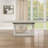 Kameah Extendable Solid Wood Base Dining Table-111220272