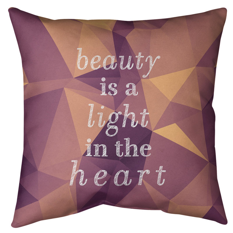 Coussin de sol inspirant la beauté des pierres précieuses, 40 po x 40 po, Morganite