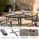 Dester Round 4 - Person Dining Set with 4 Swivel&Rocking Chair and Cushions