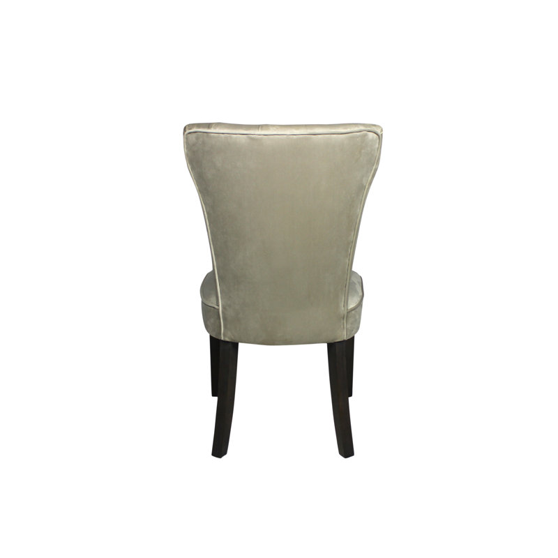 Chaise de salle à manger rembourrée Aryhanna, Quartz