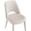 Chaise rembourrée en tissu beige Cici-2082409549-2082409538