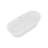 63"L x 29.5"W Oval Freestanding Acrylic Bathtub 127 Gallon Deep Soaking Tub with Pop Up Drain and Overflow Hole-124749563-125397130