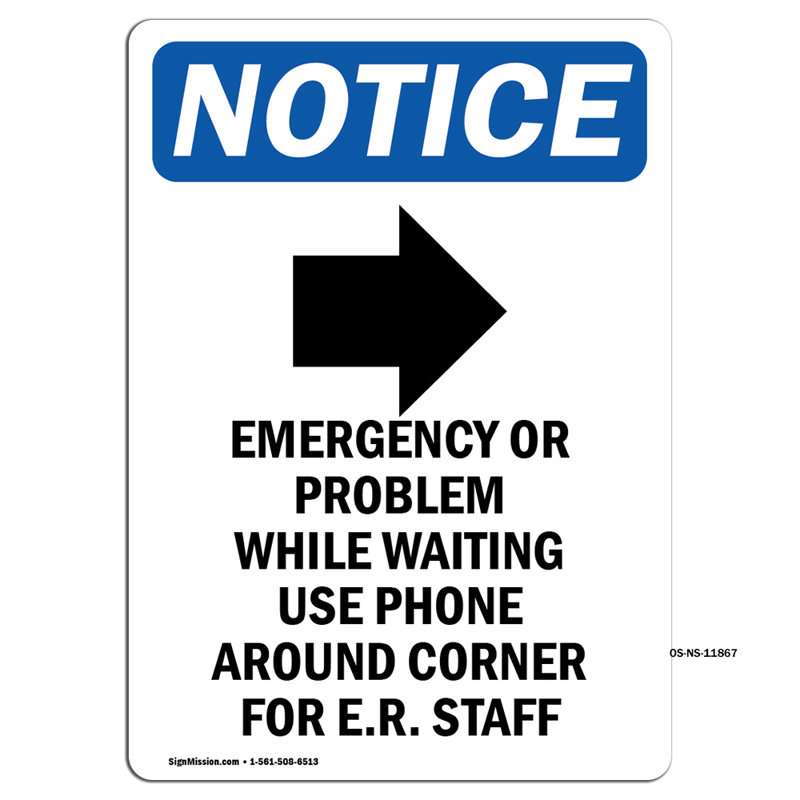 Emergency or Problem Sign