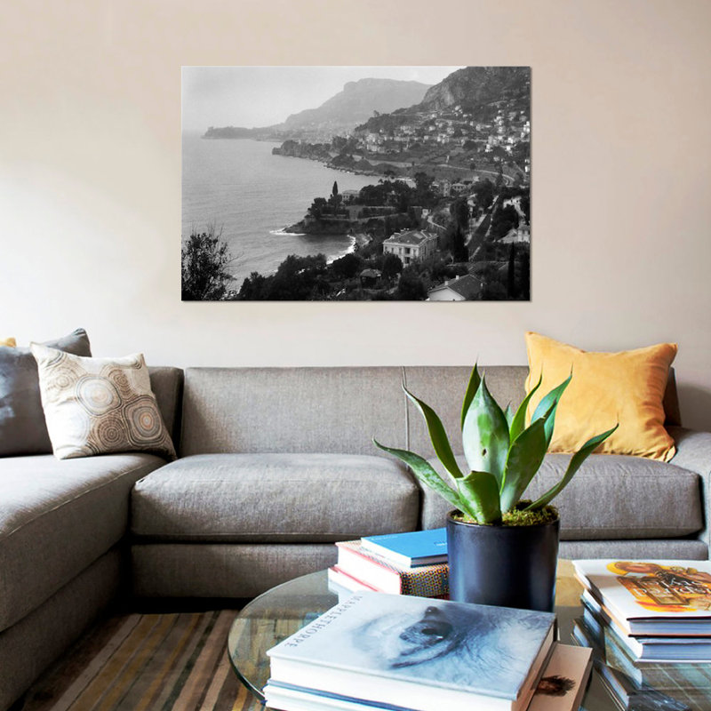 Reproduction de photo sur toile tendue, H 18 po x l 26 po x P 1,5 po, Toile avec cadre noir, Pas de tapis