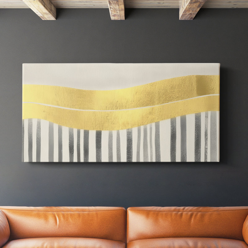 Toile tendue abstraite Seris 6 # XXIX-Gallery, H 20 po x l 40 po