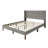 Linen Platform Wingback Bed -223115519-223115517
