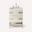 Meuble-lavabo gris naturel sans plateau de coiffeuse Craft Series