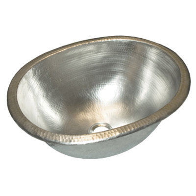 Cameo Copper Oval Undermount Bathroom Sink