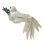 Handmade Hand Felted Wool Cream Dove Christmas Tree Topper 