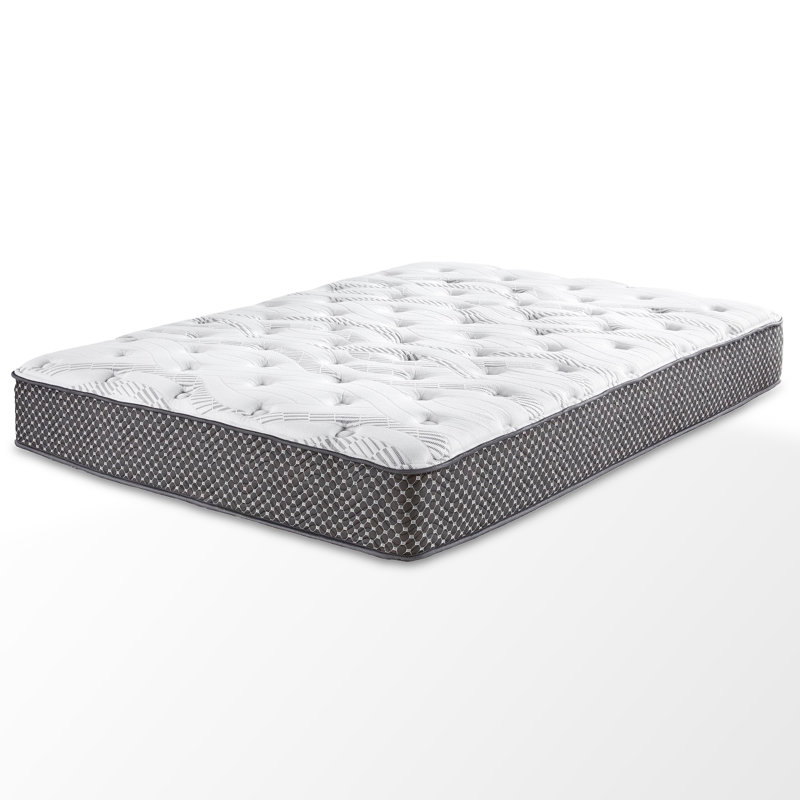 10 Inch Medium Firm Quilted Hybrid Twin Mattress With Moisture-Wicking Cover And High-Density Gel Memory Foam For Ultimate Comfort In A Box
