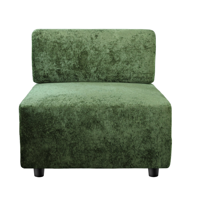 Upholstered Accent Chair, Green