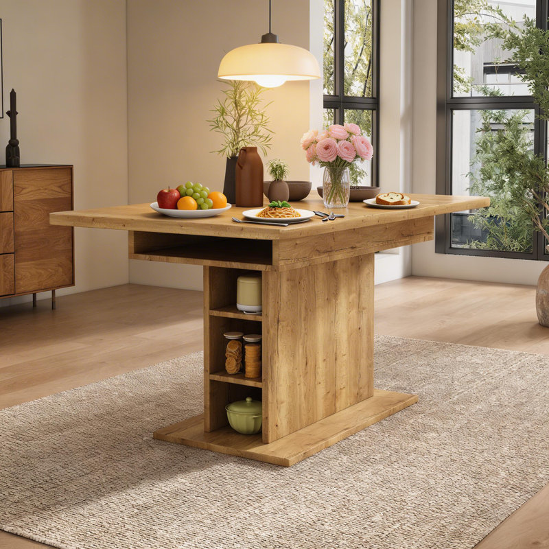 Extendable Dining Table, Oak