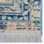 Tapis rectangulaires en polyester Beier Machine Made | Gris bleu | Conception orientale, tapis à faible épaisseur faits à la machine pour le salon, la chambre à coucher-1090757036