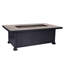 Santorini Rectangle Iron Propane and Natural Gas Fire Pit Table-221290624-221290744-221819148