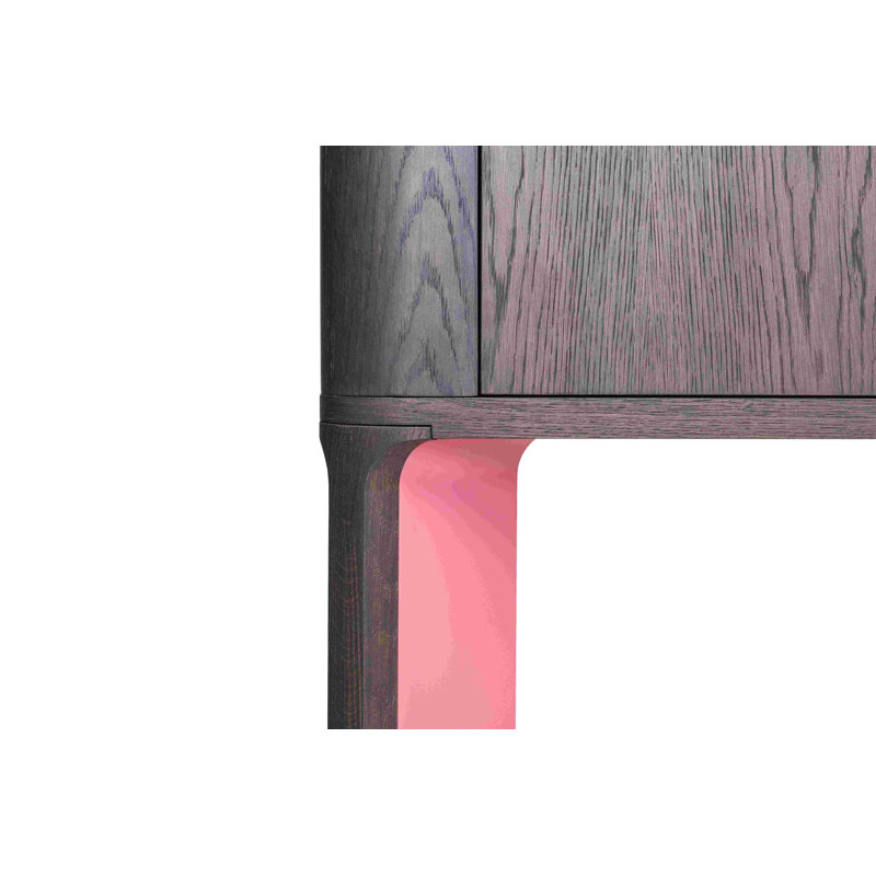 Acro-bat 55.1'' W Solid Wood Buffet, Natural Oak/American Walnut
