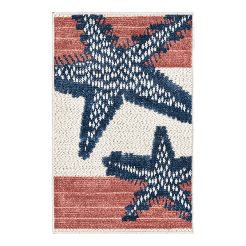 Millville Indoor/Outdoor Rug Ivory, Rectangle 2' x 3'