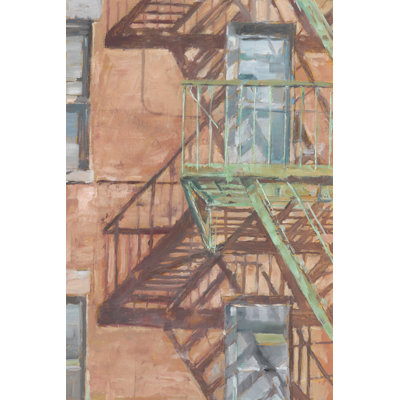 Urban Facade I 1 Piece Wrapped Canvas Painting
