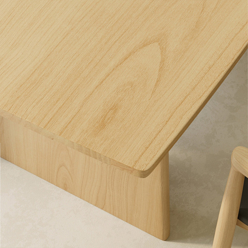 Table de salle à manger Burlywood, 29.53"H x 86.61"L x 35.43"W
