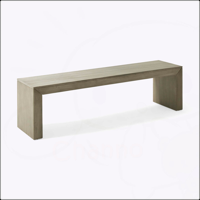 Banc de salle à manger rustique en bois de style campagnard avec bois d'acacia robuste et facile à assembler, parfait pour une utilisation polyvalente
