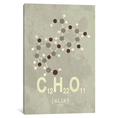 Milk 1 Piece Wrapped Canvas Wall Art