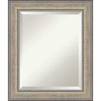 Calletana Solid Wood Rectangle Wall Mirror