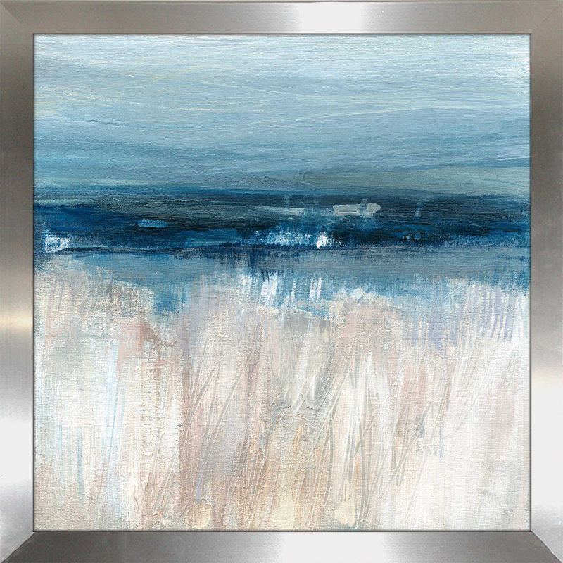 «On the Severn II», reproduction de peinture acrylique encadrée, H 25,5 po x l 25,5 po x P 1 po, Encadrement argenté