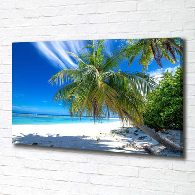 Tropical Beach - Wrapped Canvas Print
