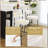 Modern Curved Back Upholstered Counter Stool (Set of 3)-266403268