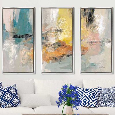 " Seaside Ambience " by Silvia Vassileva 3 - Pieces Painting Print