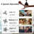 42-Inch Ceiling Fan Without Light, Solid Wood Blades, Downrod Mount For Sloped Ceiling ≤15°, Reversible Quiet Dc Motor, Remote Control With 6 Speeds & Timer, Energy Saving For Bedroom, Living Room