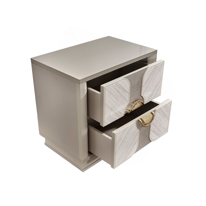 Table de chevet 2 tiroirs Eternity