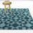 Guildford Teal/Light Blue Southwest Modern Area Rug-872286018
