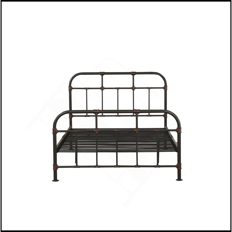 Sandy Grey Full Panel Bed With Slat