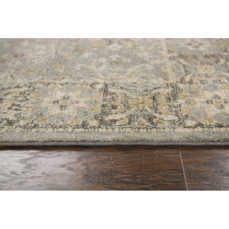 Corban Wool Oriental Indoor Rug, Rectangle 5' x 8'