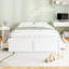Structure de lit plateforme en bois avec 6 tiroirs-1744991911