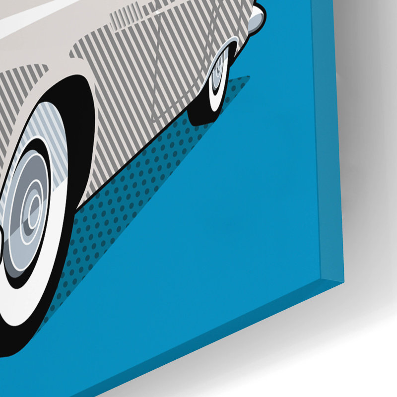 «1956 Thunderbird Classic Car» par Ron Magnes, H 12 po x l 16 po x P 0,13 po