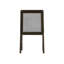 Chaise rembourrée foncé Mezquite